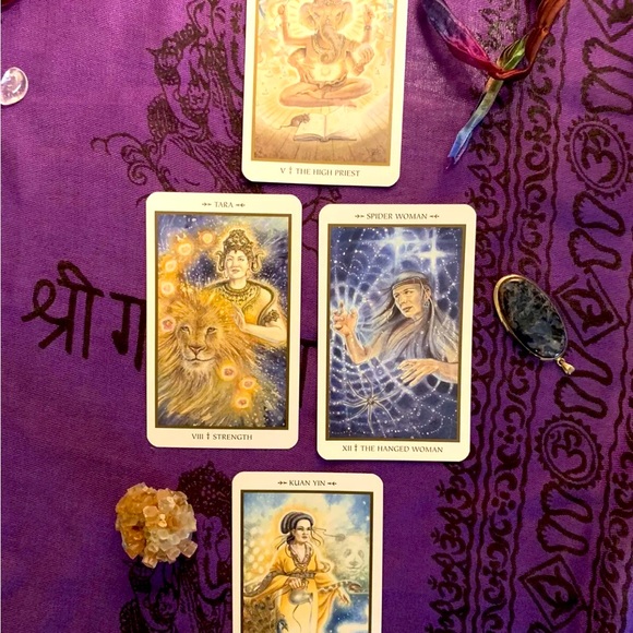 SOLD! Animals Divine Tarot Set Lisa Hunt RARE OOP 1st Edition 2nd Printing 2005 - Picture 4 of 8